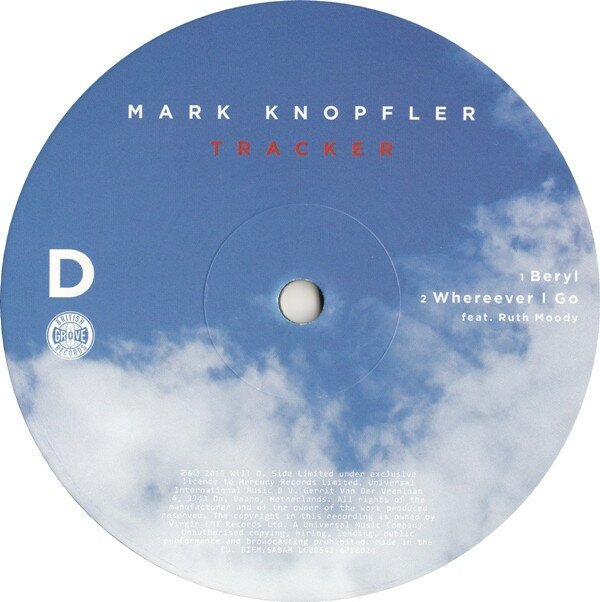 Mark Knopfler Tracker Виниловая пластинка Virgin - фото №4