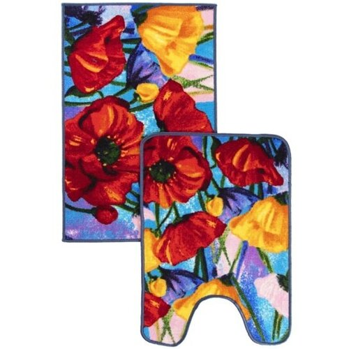 Комплект ковриков для ванной CLEOPATRA FOR TRADING & INTERNATIONAL MARKETING Нью Соса 57x80/57х90, 102436-31970, разноцветный