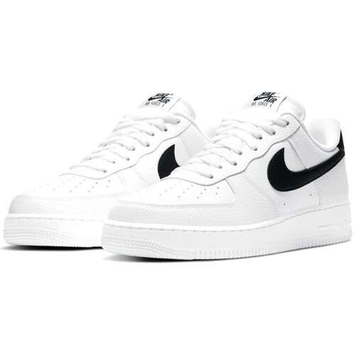 Кроссовки NIKE Air Force 1, демисезонные, размер 43, белый, черный