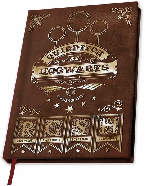 Записная книжка Harry Potter A5 Notebook Quidditch X4 ABYNOT036