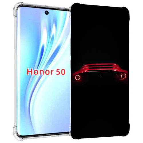 Чехол задняя-панель-накладка-бампер MyPads ferrari феррари 1 для Huawei Honor 50/Huawei Nova 9 противоударный