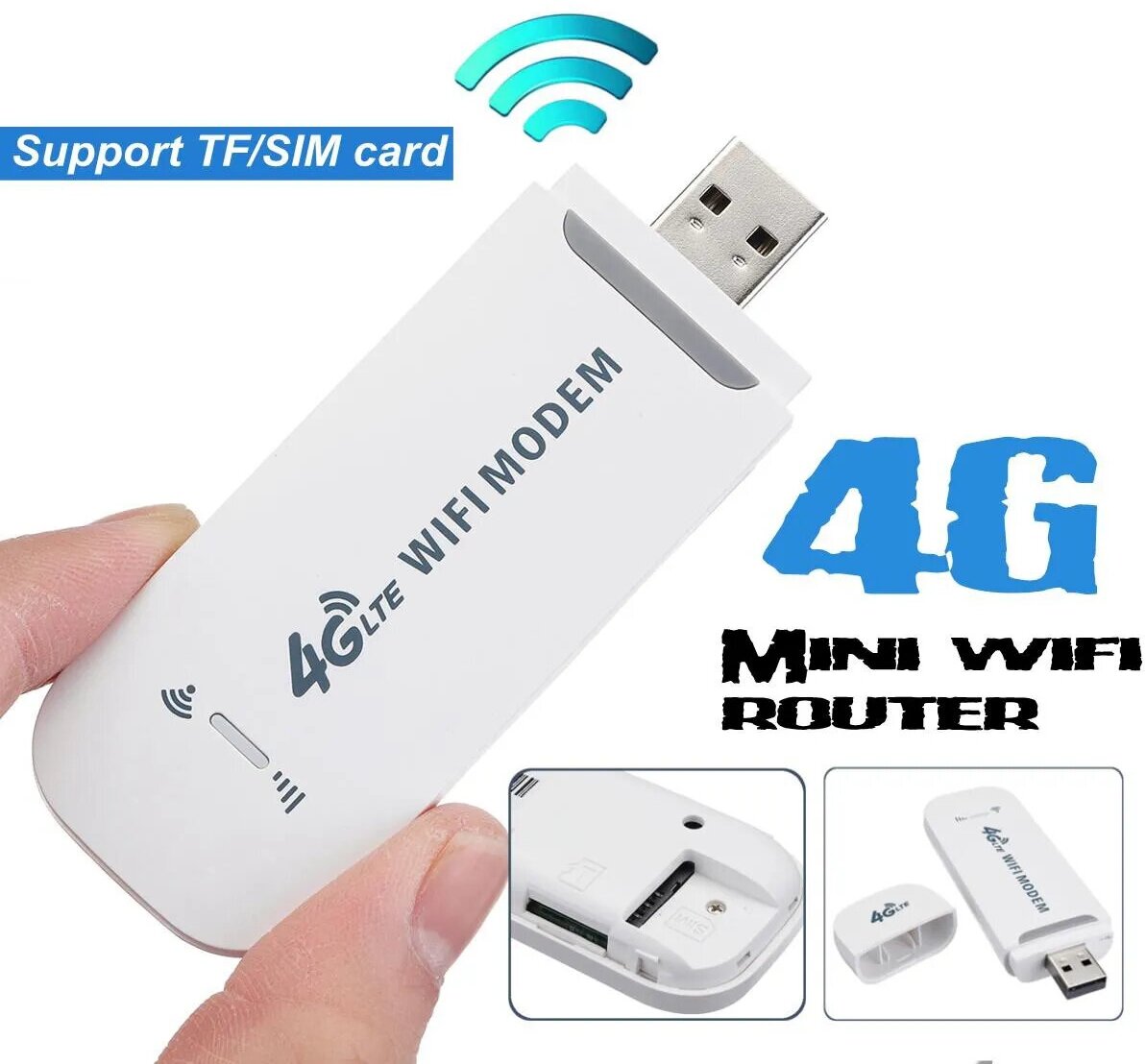 USB Wi-Fi 4G модем UF902 черный