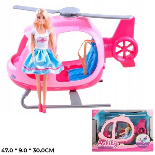 Кукла КНР Anlily в вертолете, в коробке (0308958YS) игрушка anlily кукла в вертолете