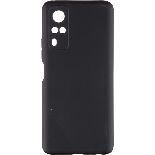 Чехол DF для Vivo Y31 с микрофиброй Silicone Black vOriginal-05