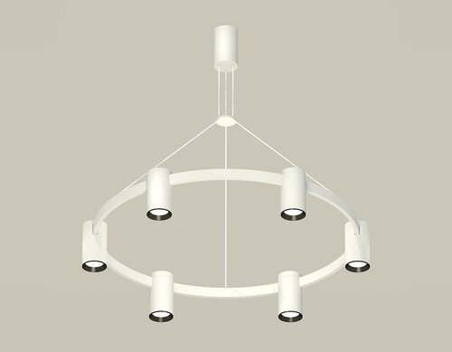 Подвесная люстра Ambrella Traditional DIY XB9021101, GU5.3, кол-во ламп:6шт, Белый