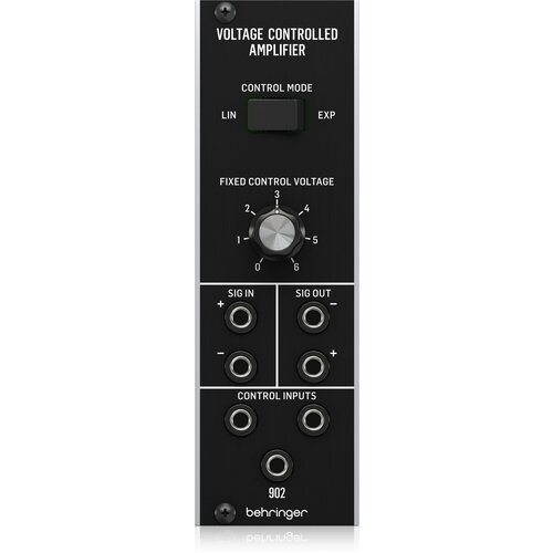 Аналоговый модуль Behringer 902 VOLTAGE CONTROLLED AMPLIFIER синтезаторы behringer 904b voltage controlled high pass filter