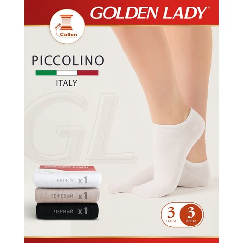 фото Носки golden lady, 3 пары, размер 35-38, мультиколор