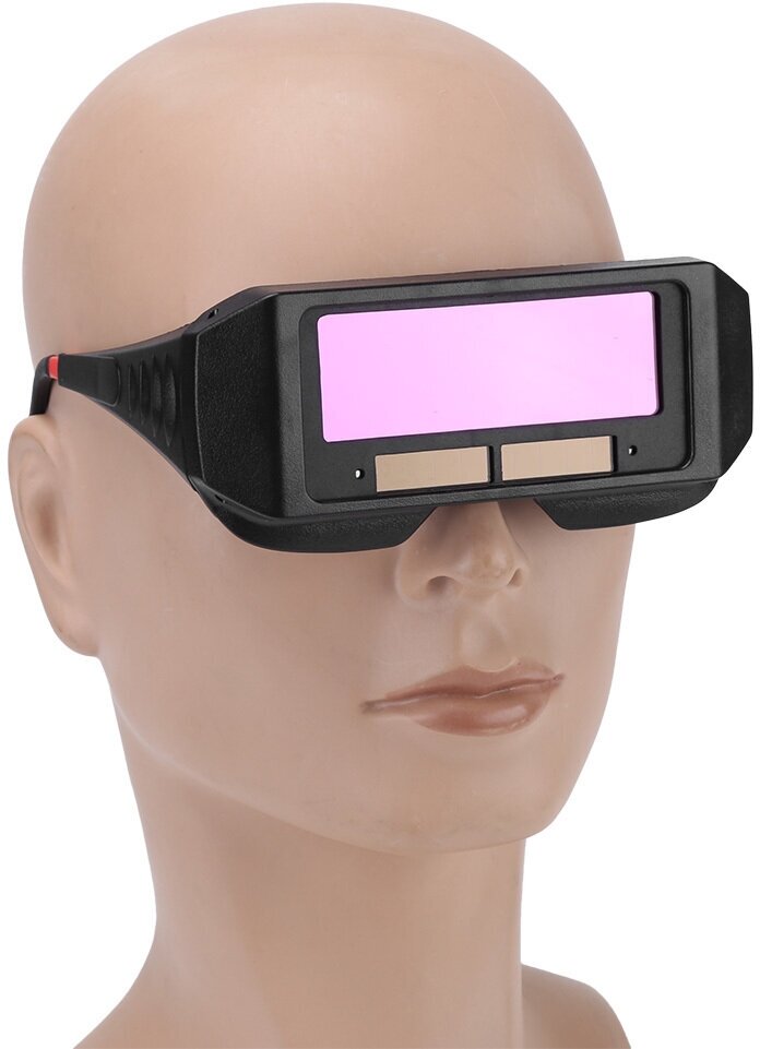 Защитные сварочные очки хамелеон с автоматическим светофильтром/затемнением, для сварщика - фотография № 4