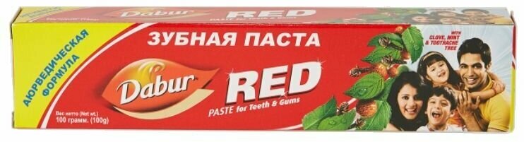Dabur Red аюрведическая зубная паста 100 г (Дабур Ред)