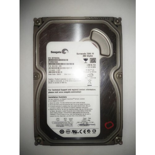 Жесткий диск Seagate 250GB 3.5 SATA