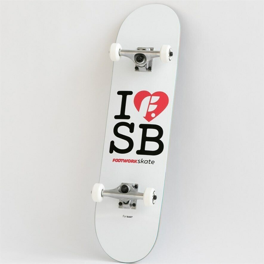 Комплект скейтборд FOOTWORK I Love Sb 8 дюйм 2022 - фото №17