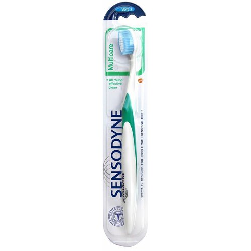 Зубная щетка Sensodyne Multicare мягкая зубная щетка sensodyne multicare мягкая