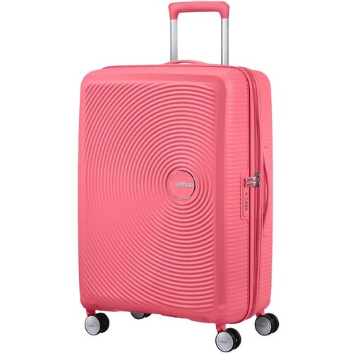 Чемодан American Tourister, 81 л, размер M, golden yellow