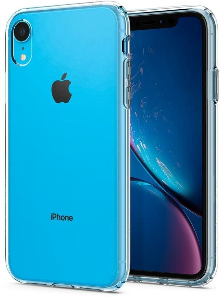 Чехол Spigen на Apple iPhone XR (064CS24866) Liquid Crystal / Спиген чехол для Айфон ХР силиконовый, противоударный, с защитой камеры, прозрачный