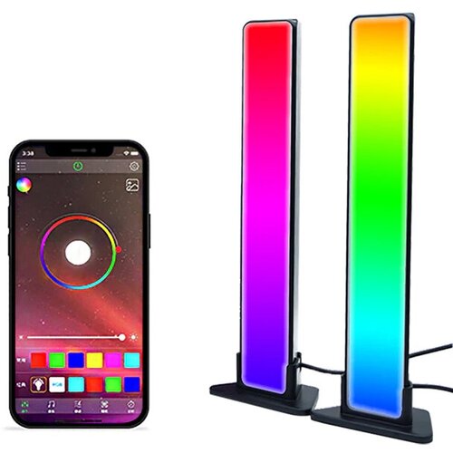 RGB-подсветка для музыки с управлением звуком, умные ночные светильники с Bluetooth