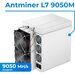 Комплект Асик майнер Antminer L7-9050Mh для майнинга криптовалюты + 2 Кабеля С13 3x1,5