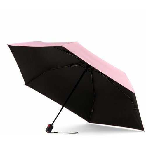 Мини-зонт Knirps, розовый, черный
