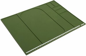 Коврик TSPROF для сборки, разборки, заточки ножей (зеленый)