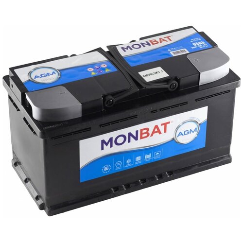 MONBAT Автомобильная аккумуляторная батарея AGM 95 Ач 860 А обратная GEM5
