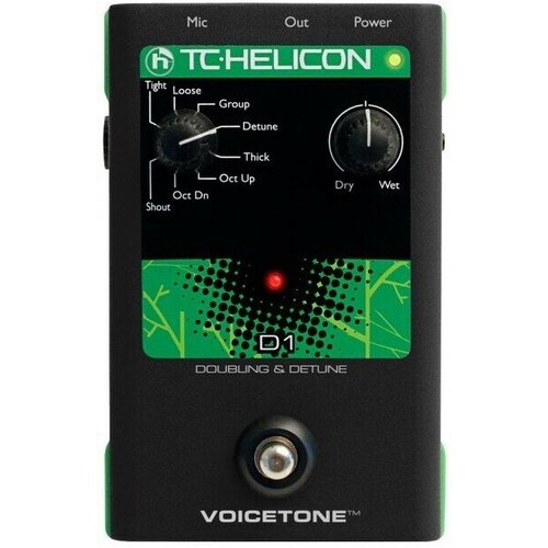 tc helicon voicetone e1 вокальная педаль эффектов эхо и задержки Напольная вокальная педаль эффекта TC HELICON VoiceTone D1