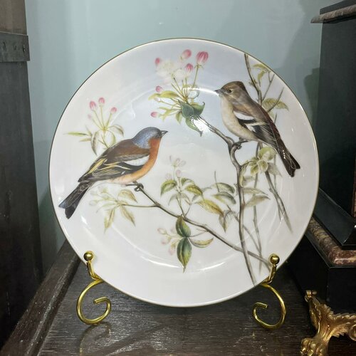Декоративная тарелка из серии Птицы Великобритании, Coalport, 1989