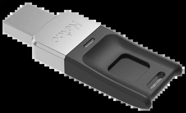 Флеш-накопитель Netac US1 USB3.0 AES 256-bit Fingerprint Encryption Drive 128GB ( с отпечатком пальца ) - фото №4
