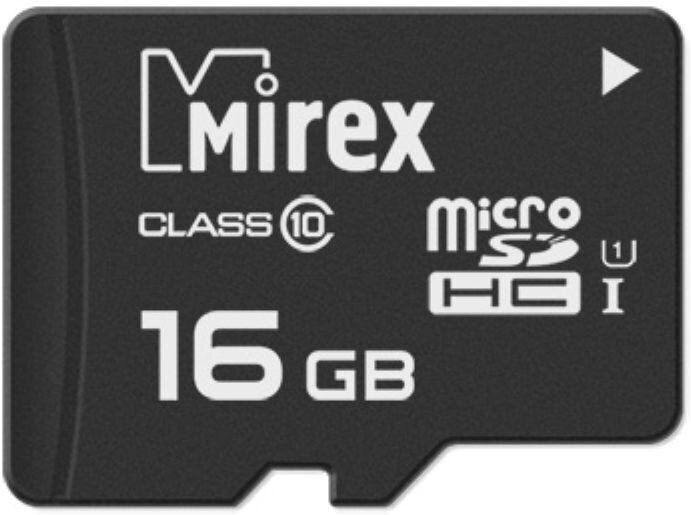 Карта памяти MIREX Micro SDHC 16GB - фото №2