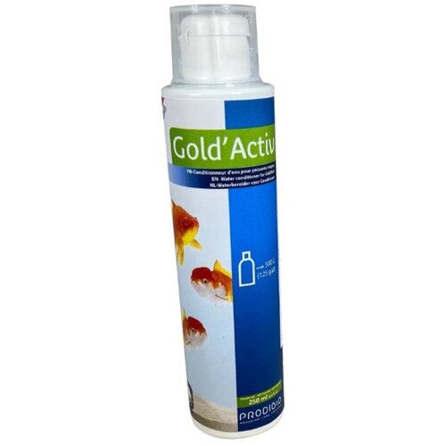 Gold'Activ кондиционер водопроводной воды для золотых рыбок, 250мл добавка prodibio iodi 12шт
