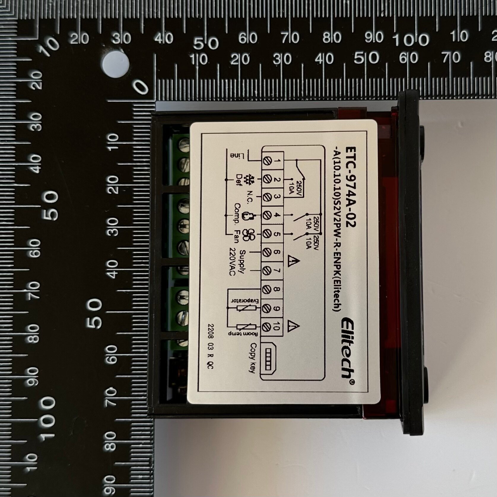 Контроллер для холодильника Elitech ETC-974 2 датчика