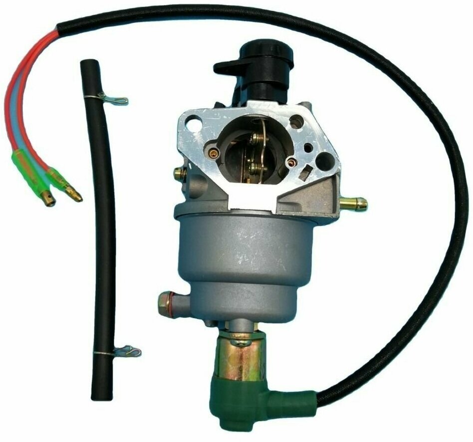 Карбюратор для двигателей 188F/GX390 (с электроклапаном, без рычага, генератор) (Piran)