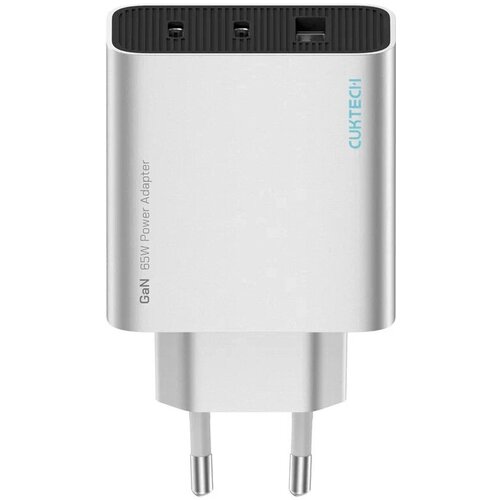 Сетевое зарядное устройство CUKTECH GaN 2xType-C+1xUSB-A 65Вт QC 3.0 PD2.0 charger 3A (A15C White) E