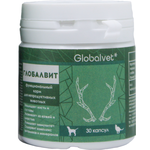 Витамины Глобалвит Globalvet для защиты костей, суставов, красоты шерсти и повышения иммунитета для собак и кошек, 30 капсул - изображение