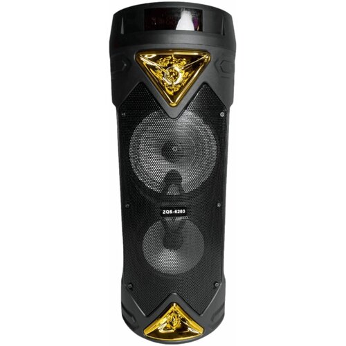 Портативная колонка большая ZQS 6203 с микрофоном для караоке и пультом управления Bluetooth Музыкальный центр Активная напольная акустика 368000₽