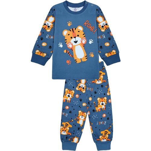 Пижама BONITO KIDS, размер 92, синий