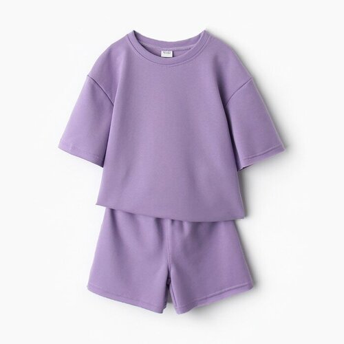 Комплект одежды Minaku, размер 110, фиолетовый комплект одежды minaku размер 80 фиолетовый