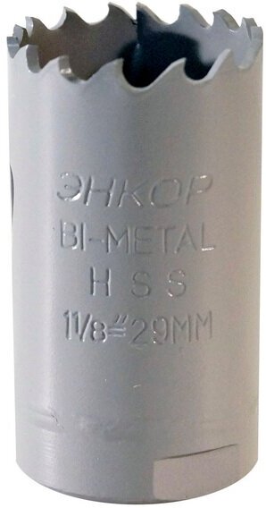 Коронка по металлу (29 мм; Bi-Metal М3) Энкор 24129