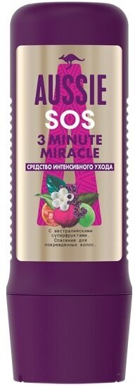 Средство интенсивного ухода Aussie SOS 3 Minute Miracle Спасите мои длинные волосы, 225 мл