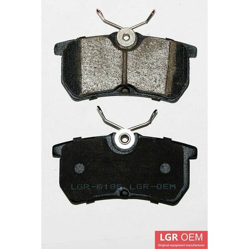 Колодки тормозные (зад.) LGR-OEM №LGR-6186 (1075565) для а/м FORD FOCUS