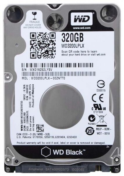 Жесткий диск Western Digital WD3200LPLX 320Gb 7200 SATAIII 2,5" HDD