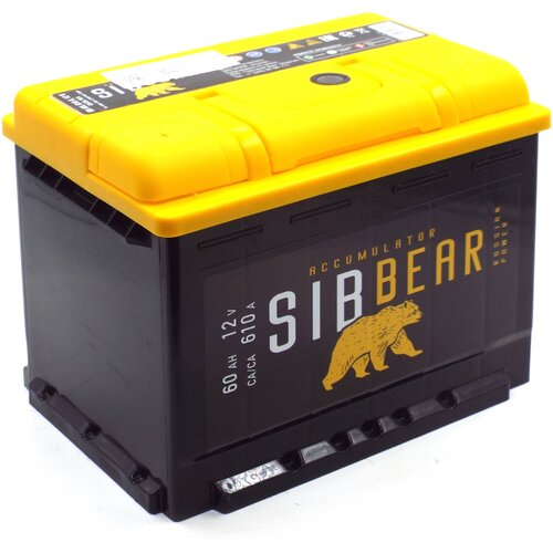 Аккумулятор автомобильный SIBBEAR 60 А*ч п. п 242х175х190 Прямая полярность