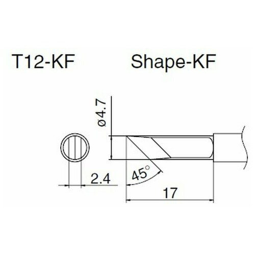 нагревательный элемент t12 kr Нагревательный элемент T12-KF