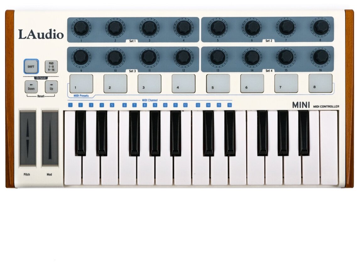 Worldemini MIDI-контроллер, 25 клавиш, LAudio