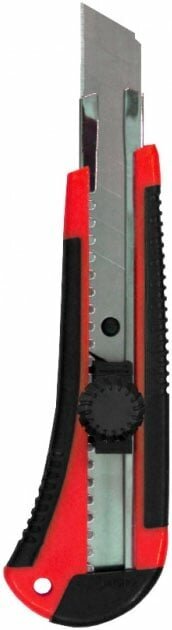 Тренд 10174 Нож технический 18 мм (пластиковый корпус с прорезиненными вставками, усиленный металлической направляющей) FIT - фото №5