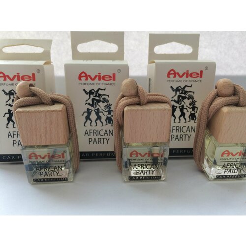 Аромат в авто (комплект из 3-х штук) стеклянный флакон на шнурке, 7 мл.