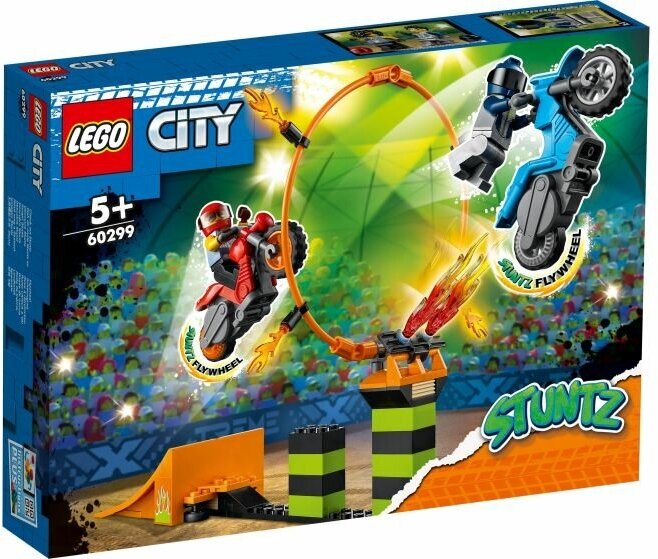 Конструктор LEGO Лего City Stuntz 60299 Состязание трюков, для мальчиков