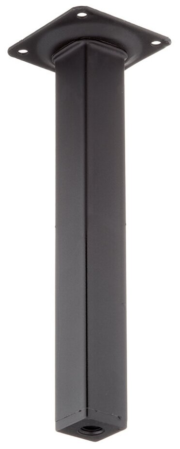 Ножка мебельная стальная 25х25х200 мм черная (1 шт.) - фотография № 2