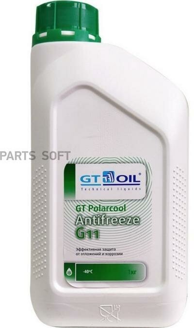 Антифриз Gt Polarcool G11 Зеленый 1 Кг GT OIL арт. 1950032214007