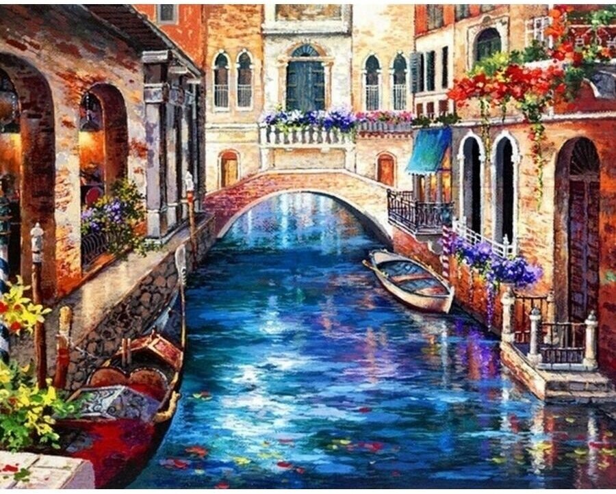 Канал в Венеции 40х50
