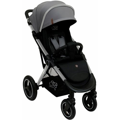 Прогулочная коляска Sweet Baby Suburban Compatto Air, цвет Gray / Silver прогулочная коляска sweet baby suburban compatto цвет silver gray