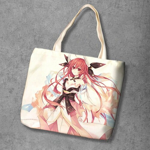 фото Сумка шоппер anime dakimakura, фактура рельефная, мультиколор